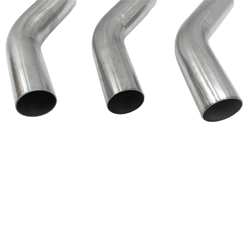 6Pieces Exhaust Pipe Mandrel Bend 2" Inch 50.8mm 45 & 90 Degree Semi Bright Mild Steel - Machter
