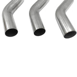 6Pieces Exhaust Pipe Mandrel Bend 2" Inch 50.8mm 45 & 90 Degree Semi Bright Mild Steel - Machter