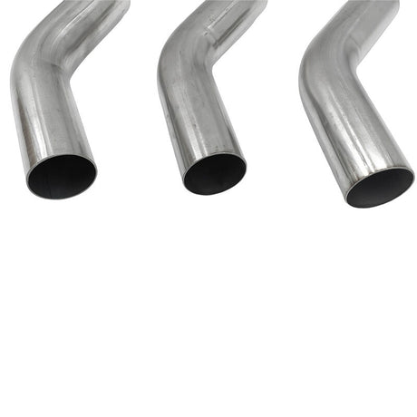 6Pieces Exhaust Pipe Mandrel Bend 2" Inch 50.8mm 45 & 90 Degree Semi Bright Mild Steel - Machter