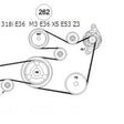 Idler Pulley BMW M SERIES FORD 3.9 4.0L EP007 - NULINE