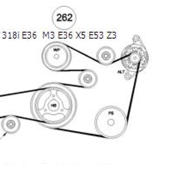 Idler Pulley BMW M SERIES FORD 3.9 4.0L EP007 - NULINE
