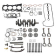 Engine Overhaul Rebuild Kit 2AZ-FE 2.4L With Crankshaft Rods Timing Kit Fit For Toyota RAV4 Corolla XRS Matrix S For Scion TC XB EPRKIT-TA001 - Machter