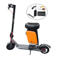 Electric Scooter Adult Foldable Travel E Bike With Seat Portable 900W 40KM/H 50KM Grey ESCOOTER-007SE - Machter