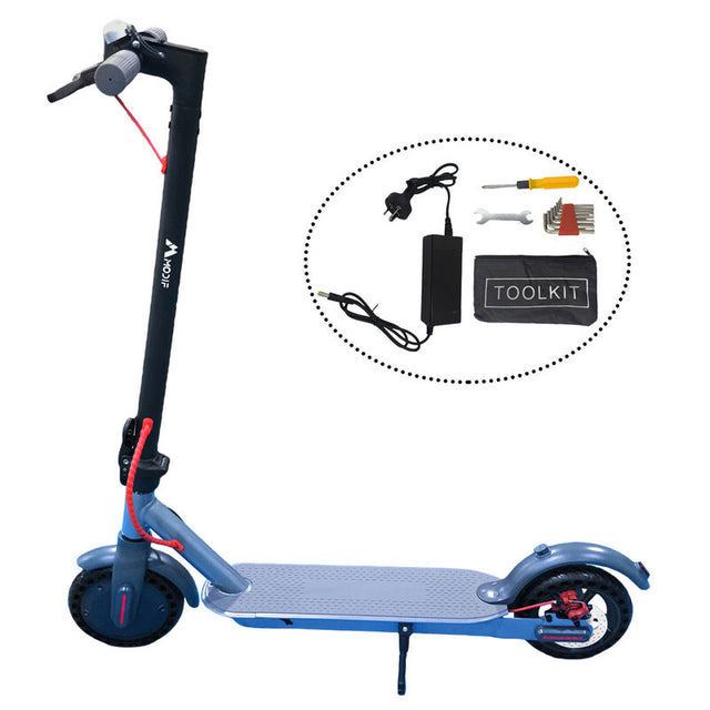 Electric Scooter Adult Foldable Travel E Bike Grey Portable 900W 40KM/H 50KM ESCOOTER-007 - Machter