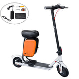 Electric Scooter Adult Foldable Travel E Bike With Seat Portable 900W 40KM/H 50KM White ESCOOTER-008SE - Machter