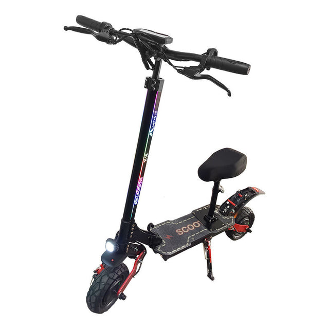 4000W Foldable Adult Off Road E-Bike Electric Scooter 80KM/H Dual Motor ESCOOTER-010 - Machter