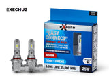 LED EASY CONNECT 9005/9006 - 360 - BEAM ANGLE (2PC) EXECHU2 - Exelite