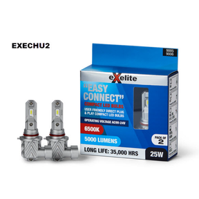 LED EASY CONNECT 9005/9006 - 360° BEAM ANGLE (2PC) EXECHU2 - Exelite