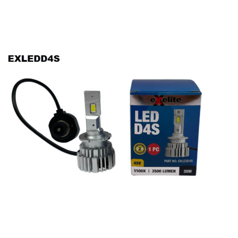 HID LED D4S 360° BEAM ANGLE 35W 6500K 1PC EXLEDD4S - Exelite