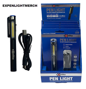 Pen Light Spotlight and Floodlight with a Magnetic Clip - Exelite | Universal Auto Spares