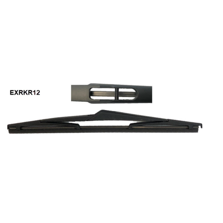 Rear Wiper 12" (12-m) (310mm) EXRKR12 - EXELWIPE