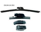 28 - 700mm Flexible Flat Wiper with Universal Adaptors EXUNI-28-700 - Exelwipe | Universal Auto Spares