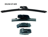 21 - 525mm Flexible Flat Wiper with Universal Adaptors EXUNI-21-525 - Exelwipe | Universal Auto Spares