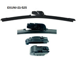 15 - 375mm Flexible Flat Wiper with Universal Adaptors EXUNI-15-375 - Exelwipe | Universal Auto Spares
