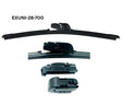 28 - 700mm Flexible Flat Wiper with Universal Adaptors EXUNI-28-700 - eXelwipe | Universal Auto Spares