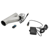 2.5 Inch Electric Exhaust Downpipe Double Valve Kit Y Steel Double Cut Off Pipe - Machter