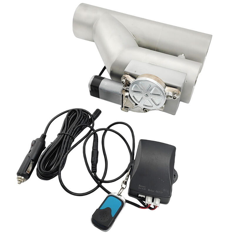 3 Inch Electric Exhaust Cut Off Dual Valve Y Pipe Dump Valve Set With Remote Control - Machter