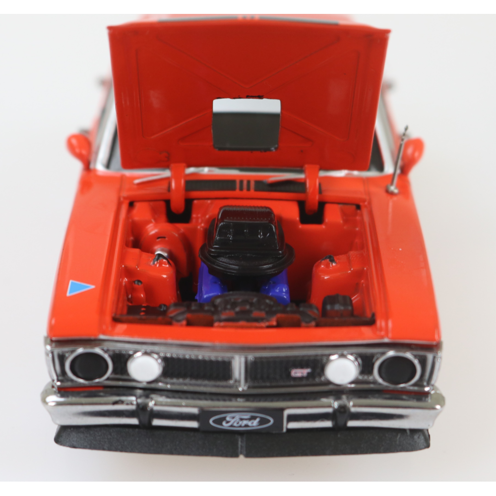 Ford Falcon XY GTHO #65E Racing Red Diecast Model Car 1:32 Scale (Approx. 14–15cm) Collectible | Universal Auto Spares