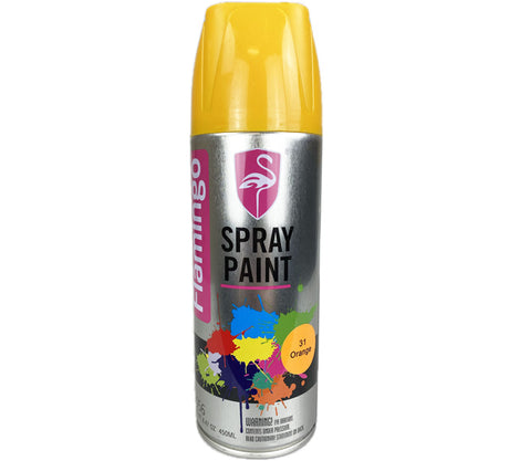 Aero Spray Paint 450mL - Flamingo Orange