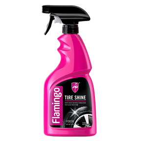 Tire Shine Water-Based Material High Gloss - Flamingo