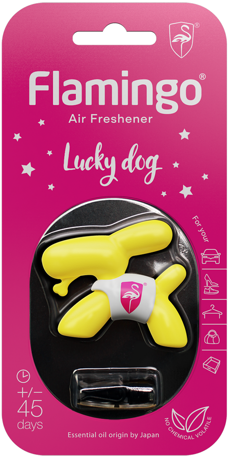 Air Freshener Lucky Dog - Flamingo Vanilla