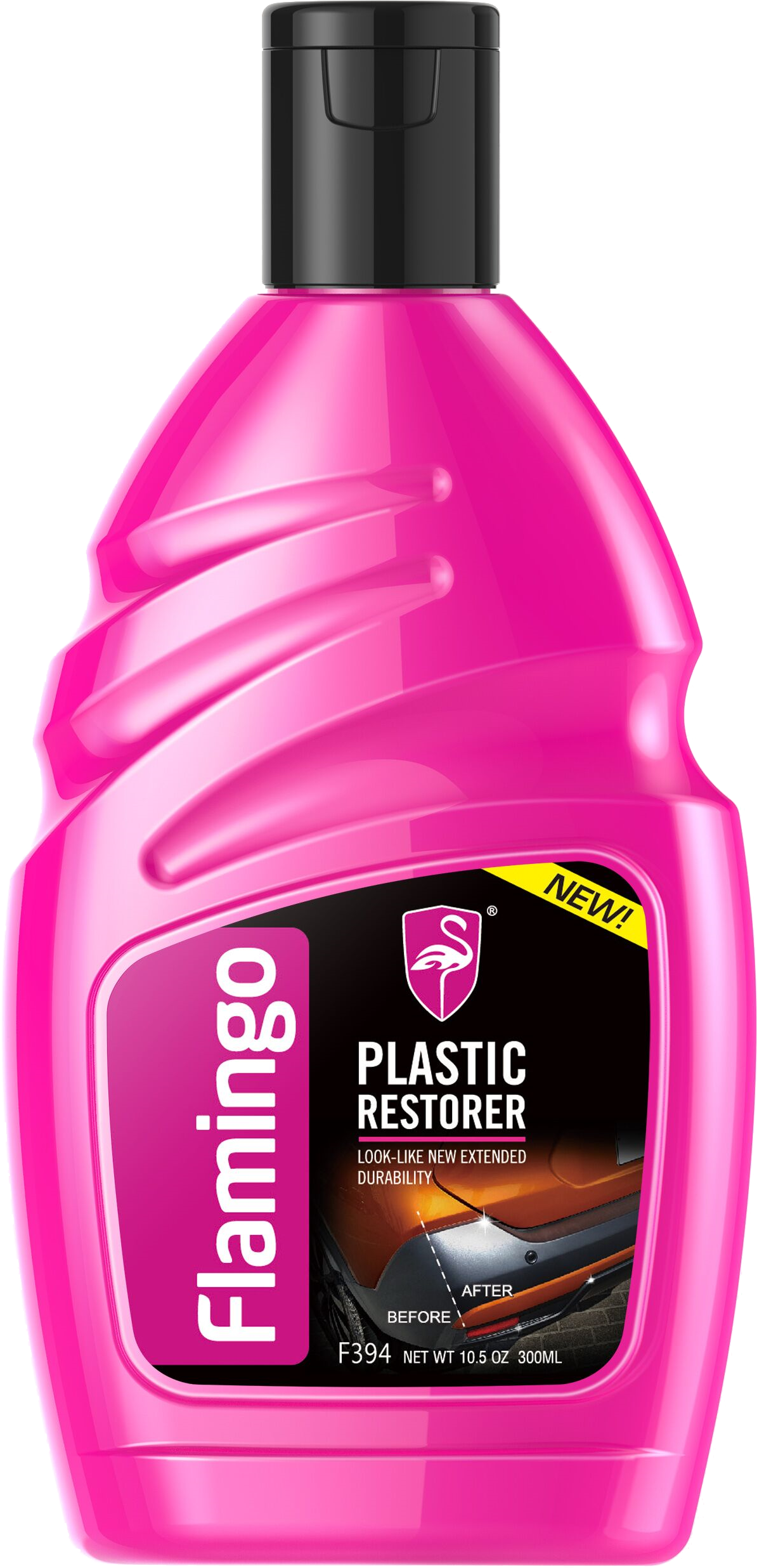 Plastic Restorer Drip-Free Cream 300ml - Flamingo