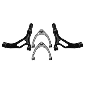 Front Lower & Upper Control Arms Suspension Kit Fit for Audi Q7 VW Touareg 7L Porsche Cayenne - Machter