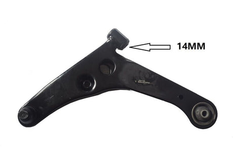 Front Lower Control Arm Left Hand Side Fit For Mitsubishi Lancer CH 09/2003-08/2007 Bolt Hole 14mm - Machter