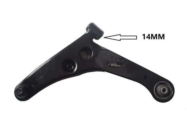 Front Lower Control Arm Left Hand Side Fit For Mitsubishi Lancer CH 09/2003-08/2007 Bolt Hole 14mm - Machter