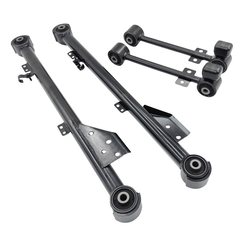 4 Pieces Rear Upper Lower Trailing Arms Control Arm Kit Fit For Infiniti QX4 For Nissan Pathfinder 1997-2004 - Machter