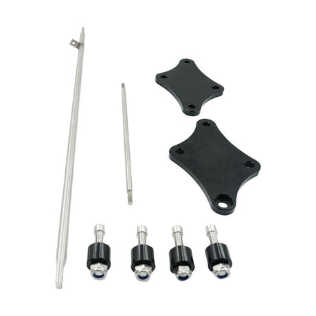 4" Forward Controls Extension Kit Fit For Yamaha XVS 650 V Star Custom Classic Silverado - Machter
