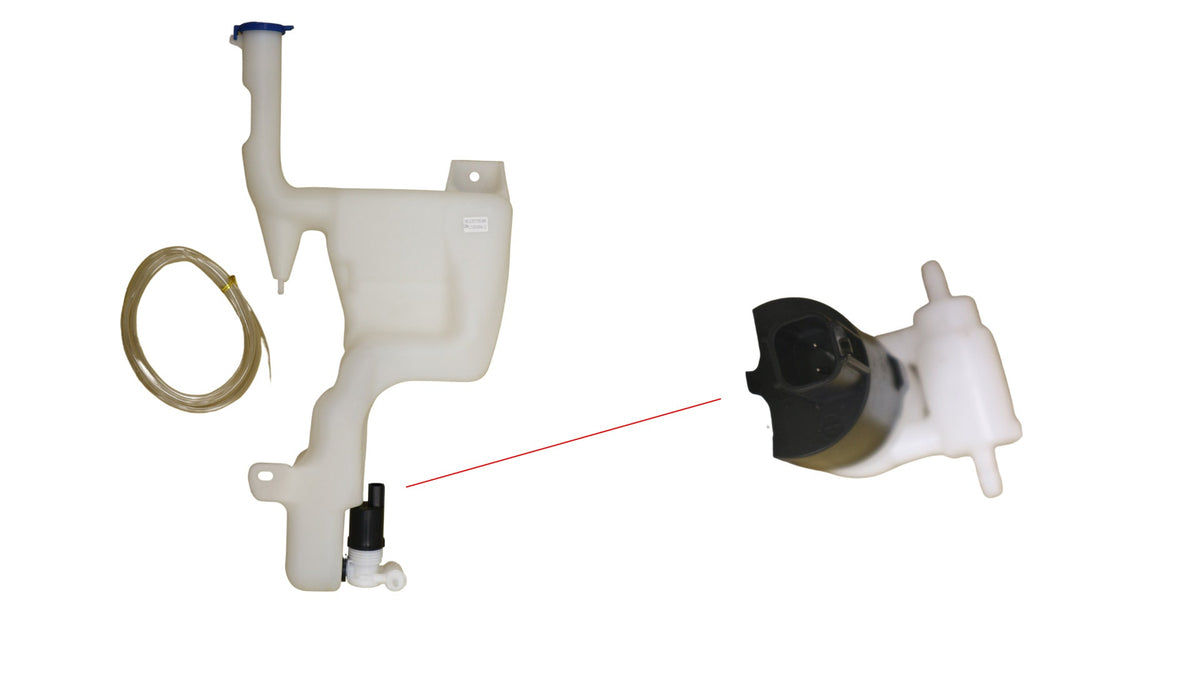 Washer Bottle with Motor Ford Fiesta WS/WT/WZ 2008 - 2019 FDFS - BOT - 04N - Sterling Parts - Washer Bottles & Jets - Sterling Parts
