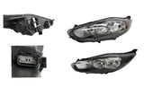 Headlight (Halogen, LHS, Black) Ford Fiesta WZ 2013 - 2019 FDFS - HEL - 16L - Sterling Parts - Headlight Assemblies - Sterling Parts