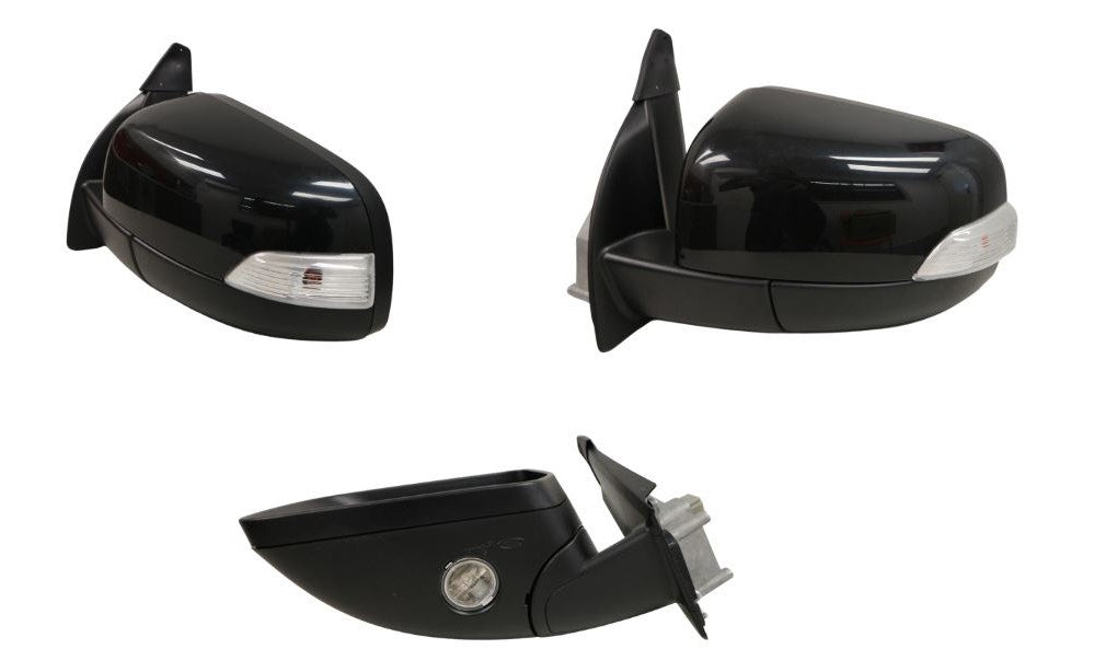 Door Mirror (LHS) Black, 9 Pin, with Blinker, Puddle Light, Folding Ford Ranger PX 2011 - 2022 FDRG - DOM - 14L - Sterling Parts - Exterior Mirrors - Sterling Parts