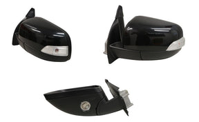 Door Mirror (LHS) Black, 9 Pin, with Blinker, Puddle Light, Folding Ford Ranger PX 2011 - 2022 FDRG - DOM - 14L - Sterling Parts - Exterior Mirrors - Sterling Parts