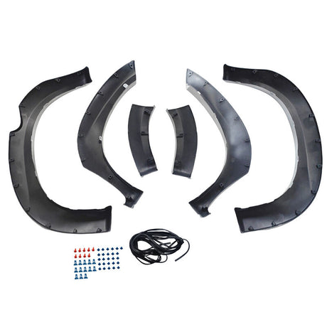 6 Pieces White Fender Flares Wheel Arch Fit For Toyota Hilux SR5 SR 2 & 4 Door 2011-2014 - Machter
