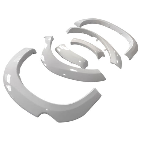6 Pieces White Fender Flares Wheel Arch Fit For Toyota Hilux SR5 SR 2 & 4 Door 2011-2014 - Machter