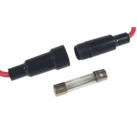 Fuse Holder Bakerlite 20AMP With Glass Fuse - Voltflow | Universal Auto Spares