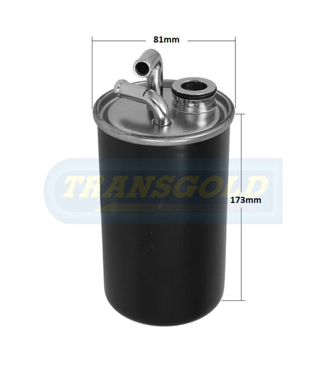 Diesel Fuel Filter Fits Jeep, Dodge WCF175 FI0966 - Transgold | Universal Auto Spares