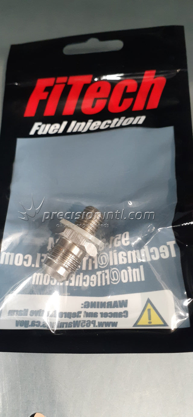 GO EFI Throttle Body Return Port Fitting 10MM To An - 6 Male FI60023 - FiTech - AN Fittings & Hose Ends - FiTech