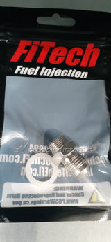 GO EFI Throttle Body Fuel Inlet Fitting 9/16 To An - 6 Male FI60024 - FiTech - AN Fittings & Hose Ends - FiTech