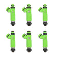6 x Fuel Injectors Fit For Mitsubishi Triton MK 6G72 3.0L V6 1998-2006 Challenger 195500-3170 - Machter