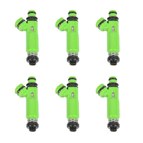 6 x Fuel Injectors Fit For Mitsubishi Triton MK 6G72 3.0L V6 1998-2006 Challenger 195500-3170 - Machter