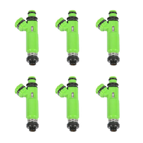 6 x Fuel Injectors Fit For Mitsubishi Triton MK 6G72 3.0L V6 1998-2006 Challenger 195500-3170 - Machter