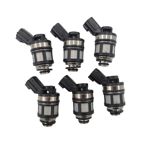 6 Pieces Fuel Injectors Fit For Nissan Patrol GU Y61 4.5L Quest Pathfinder Frontier Mercury Infiniti 3.3L 3.0L 16600-38Y10 16600-38Y11 - Machter