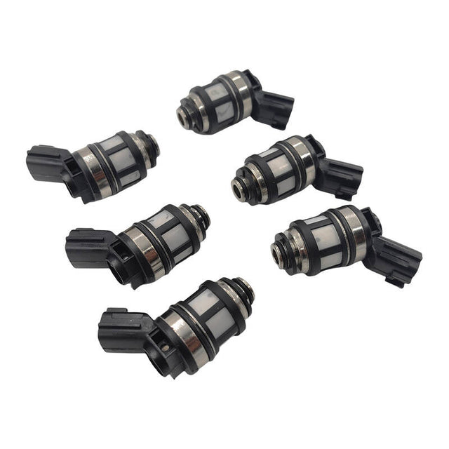 6 Pieces Fuel Injectors Fit For Nissan Patrol GU Y61 4.5L Quest Pathfinder Frontier Mercury Infiniti 3.3L 3.0L 16600-38Y10 16600-38Y11 - Machter