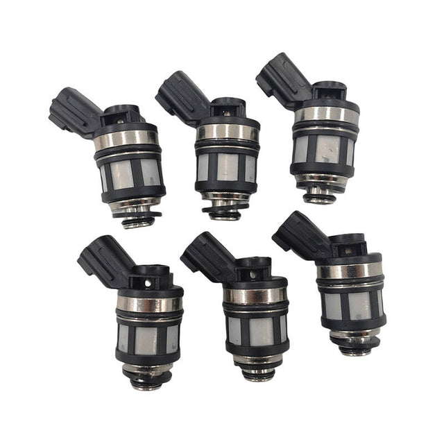 6 Pcs Fuel Injectors Fit For Nissan Patrol GU Y61 4.5L Quest Pathfinder Frontier Mercury Infiniti 3.3L 3.0L 16600-38Y10 16600-38Y11 FIJ-NS001-6PCS - Machter