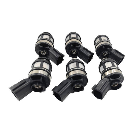 6 Pieces Fuel Injectors Fit For Nissan Patrol GU Y61 4.5L Quest Pathfinder Frontier Mercury Infiniti 3.3L 3.0L 16600-38Y10 16600-38Y11 - Machter