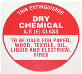 Location Sign for Fire Extinguisher Dry Chemical - AUTOKING