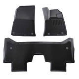 TPE Floor Mats With Carpet 2-Layer Black Fit For BYD Shark 6 4WD CVT 2024-ON FMAT-BYD001 - Machter